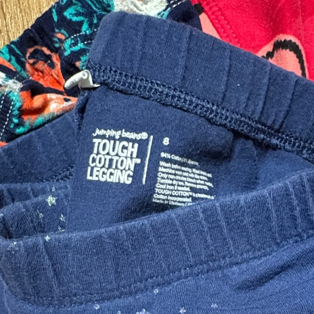 Lot of girls size 7-8 long sleeve and leggings clothing - 20 total items - Picture 4 of 14